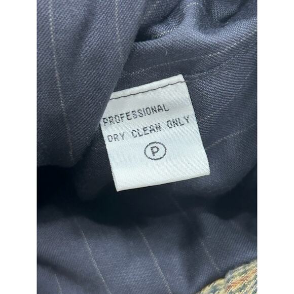 Hickey Freeman Mens Jacket Button Up Long Sleeve Houndstooth Black Tan Size L - Picture 7 of 10